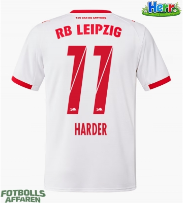 RB Leipzig Conrad Harder #11 Hemmatröja 2025-26 Kortärmad